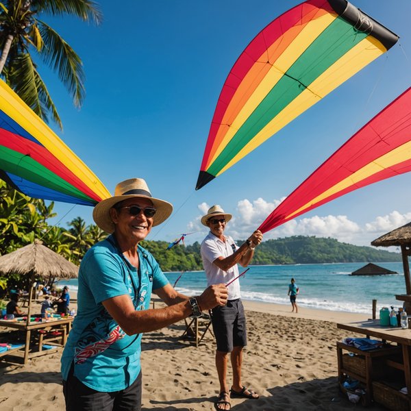 Quelle croisière propose des ateliers de fabrication de cerfs-volants à Bali?